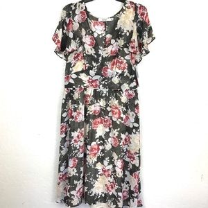 Just Fab Foral Dress